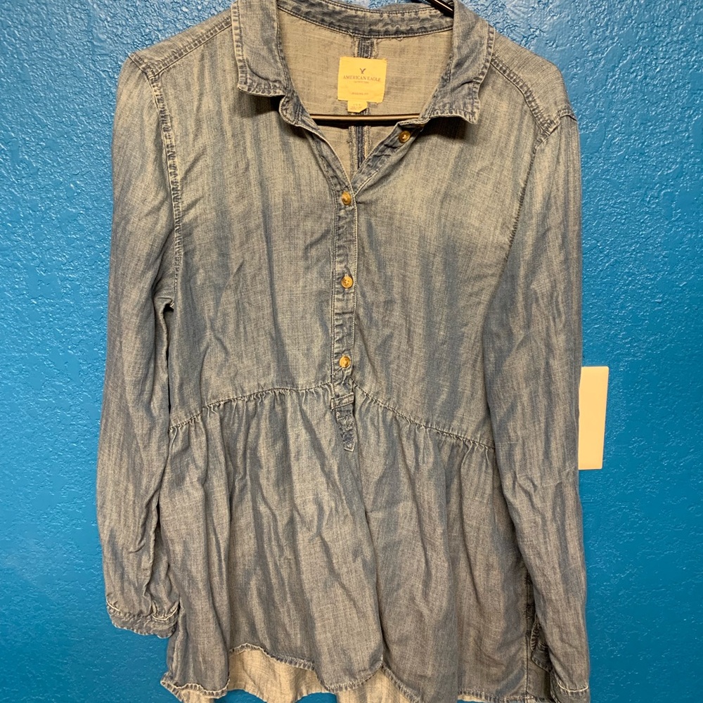American Eagle Outfitters Jean peasant top